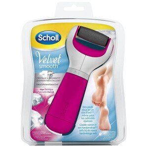 SCHOLL Velvet Smooth - Elektrický pilník na chodidlá s diamantovými kryštálikmi
